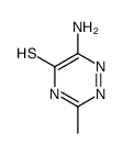 6-amino-3-methyl-2H-1,2,4-triazine-5-thione Structure