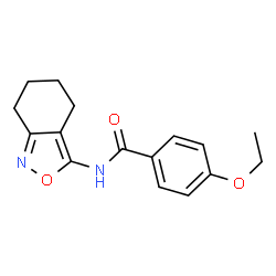 4-Ethoxy-N-(4,5,6,7-tetrahydro-2,1-benzoxazol-3-yl)benzamide结构式