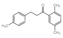 2',5'-DIMETHYL-3-(4-METHYLPHENYL)PROPIOPHENONE结构式