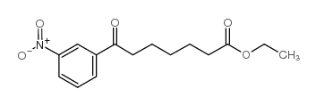 ethyl 7-(3-nitrophenyl)-7-oxoheptanoate结构式