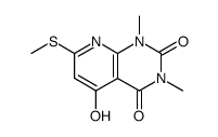 5-hydroxy-1,3-dimethyl-7-methylthiopyrido<2,3-d>pyrimidine-2,4(1H,3H)-dione Structure