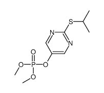 dimethyl (2-propan-2-ylsulfanylpyrimidin-5-yl) phosphate Structure