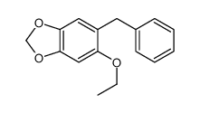 5-benzyl-6-ethoxy-1,3-benzodioxole结构式