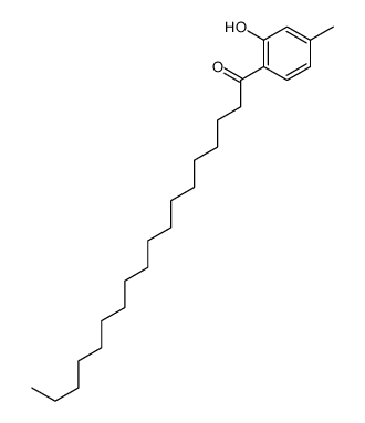 1-(2-hydroxy-4-methylphenyl)octadecan-1-one结构式