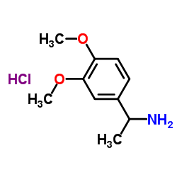1-(3,4-Dimethoxyphenyl)ethanamine hydrochloride Structure