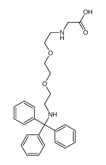 2-[2-[2-[2-(tritylamino)ethoxy]ethoxy]ethylamino]acetic acid结构式