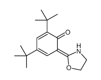 2,4-ditert-butyl-6-(1,3-oxazolidin-2-ylidene)cyclohexa-2,4-dien-1-one结构式