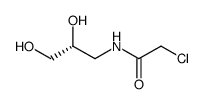 (R)-2-chloro-N-(2,3-dihydroxy-propyl)-acetamide Structure