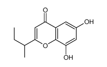 2-butan-2-yl-6,8-dihydroxychromen-4-one结构式