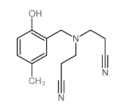 Propionitrile, 3,3'-[(5-methylsalicyl)imino]di- (7CI)结构式