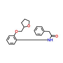 2-Phenyl-N-[2-(tetrahydro-2-furanylmethoxy)phenyl]acetamide结构式