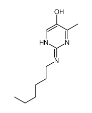 2-(hexylamino)-4-methylpyrimidin-5-ol结构式
