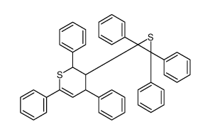 2,4,6-triphenyl-3-(2,3,3-triphenylthiiran-2-yl)-3,4-dihydro-2H-thiopyran Structure