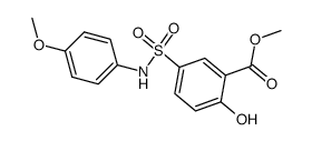 4-Hydroxy-3-methoxy-carbonyl-benzolsulfonsaeure-(4-methoxy-anilid) Structure