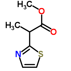 Methyl 2-(1,3-thiazol-2-yl)propanoate Structure