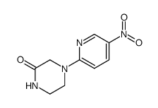 2-Piperazinone, 4-(5-nitro-2-pyridinyl)结构式