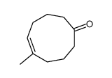 5-methylcyclonon-5-en-1-one结构式