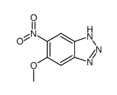 5-methoxy-6-nitrobenzotriazole结构式
