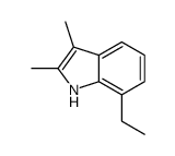 7-ethyl-2,3-dimethyl-1H-indole结构式