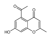5-acetyl-7-hydroxy-2-methylchromen-4-one Structure