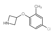 3-(4-chloro-2-methylphenoxy)azetidine结构式