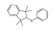 1,1,3,3-tetramethyl-2-phenylsulfanyl-2H-indene Structure