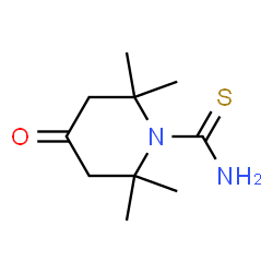 1-Piperidinecarbothioamide,2,2,6,6-tetramethyl-4-oxo- Structure