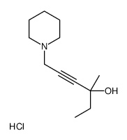 3-methyl-6-piperidin-1-ylhex-4-yn-3-ol,hydrochloride结构式