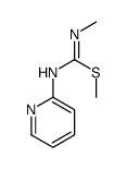 methyl N'-methyl-N-pyridin-2-ylcarbamimidothioate结构式