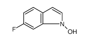 1H-Indole, 6-fluoro-1-hydroxy- Structure