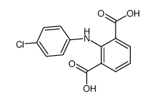 2-((4-chlorophenyl)amino)isophthalic acid结构式