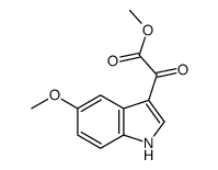 methyl 2-(5-methoxy-1H-indol-3-yl)-2-oxoacetate图片