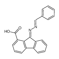 Fluorenon-carbonsaeure-(1)-9-benzylidenhydrazon Structure