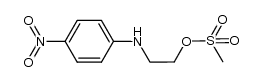 2-((4-nitrophenyl)amino)ethyl methanesulfonate Structure