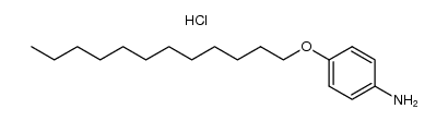 4-(dodecyloxy)phenylamine hydrochloride结构式