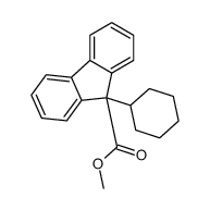 Methyl 9-cyclohexyl-9H-fluorene-9-carboxylate结构式