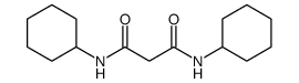 malonic-n,n’-dicyclohexyldiamide Structure