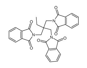 1-phthalimido-2,2-bis-phthalimidomethyl-butane结构式