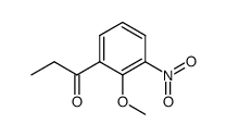 1-(2-METHOXY-3-NITROPHENYL)PROPAN-1-ONE Structure