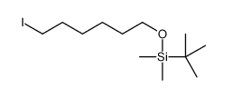 tert-butyl-(6-iodohexoxy)-dimethylsilane Structure