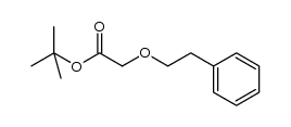 phenethyloxyacetic acid tert-butyl ester结构式