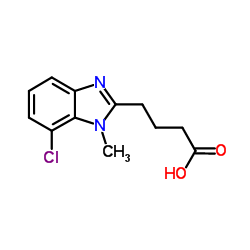 4-(7-Chloro-1-methyl-1H-benzoimidazol-2-yl)-butyric acid结构式