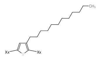 Poly(3-dodecylthiophene-2,5-diyl), regioregular结构式