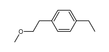 1-Ethyl-4-(2-methoxyethyl)benzol结构式