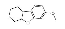 7-methoxy-1,2,3,4,4a,9b-hexahydro-dibenzofuran结构式