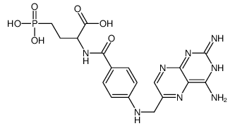 2-[[4-[(2,4-diaminopteridin-6-yl)methylamino]benzoyl]amino]-4-phosphon o-butanoic acid picture