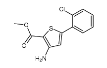 methyl 3-amino-5-(2-chlorophenyl)thiophene-2-carboxylate Structure