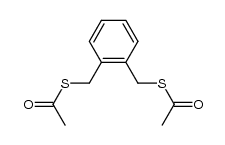 1,2-bis-(acetylsulfanyl-methyl)-benzene结构式
