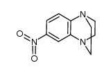 4'-nitrobenzo<1',2'-b>-1,4-diazabicyclo<2,2,2>octene Structure