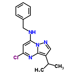 N-苄基-5-氯-3-异丙基吡唑[1,5-a]嘧啶-7-胺图片